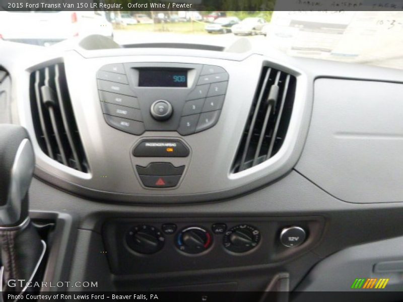 Oxford White / Pewter 2015 Ford Transit Van 150 LR Regular