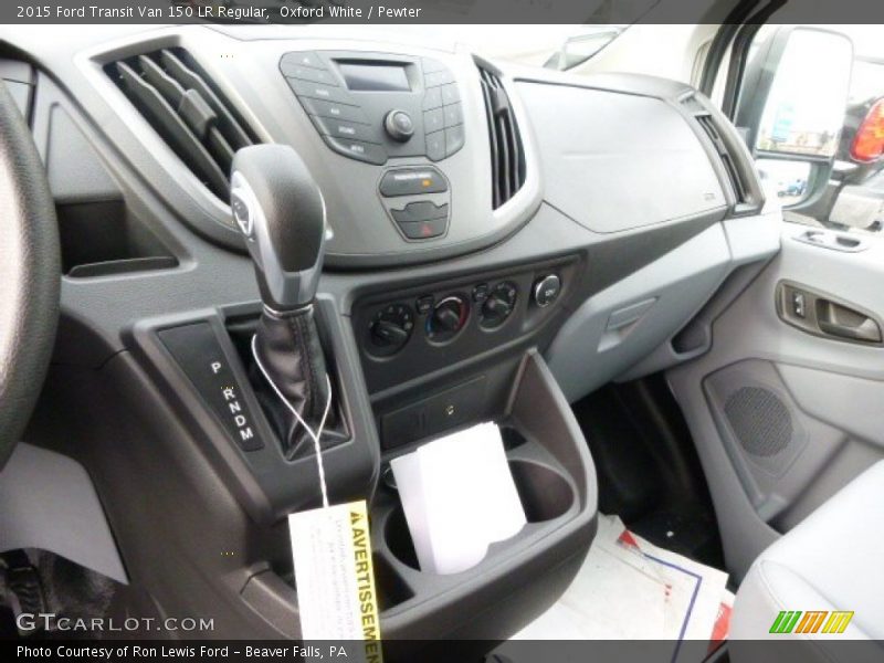 Oxford White / Pewter 2015 Ford Transit Van 150 LR Regular