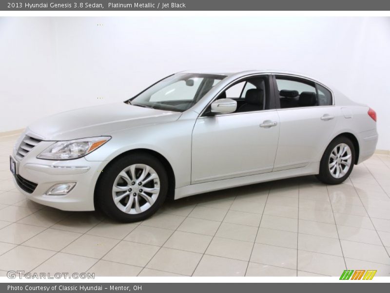 Platinum Metallic / Jet Black 2013 Hyundai Genesis 3.8 Sedan
