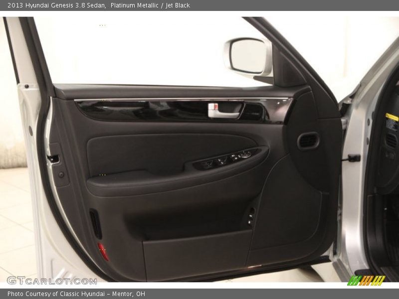 Platinum Metallic / Jet Black 2013 Hyundai Genesis 3.8 Sedan
