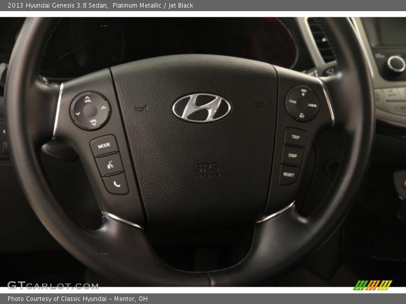 Platinum Metallic / Jet Black 2013 Hyundai Genesis 3.8 Sedan