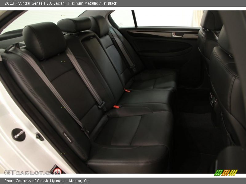 Platinum Metallic / Jet Black 2013 Hyundai Genesis 3.8 Sedan