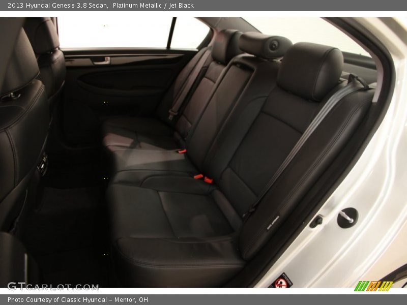 Platinum Metallic / Jet Black 2013 Hyundai Genesis 3.8 Sedan