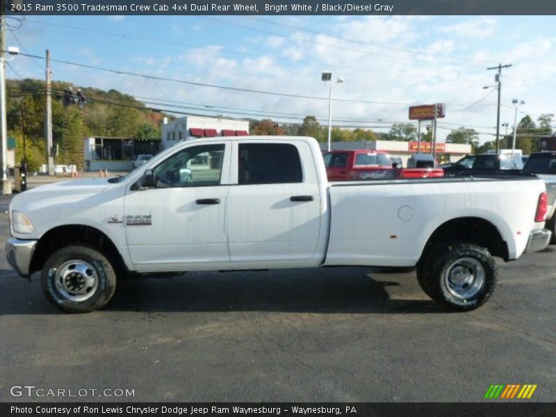  2015 3500 Tradesman Crew Cab 4x4 Dual Rear Wheel Bright White