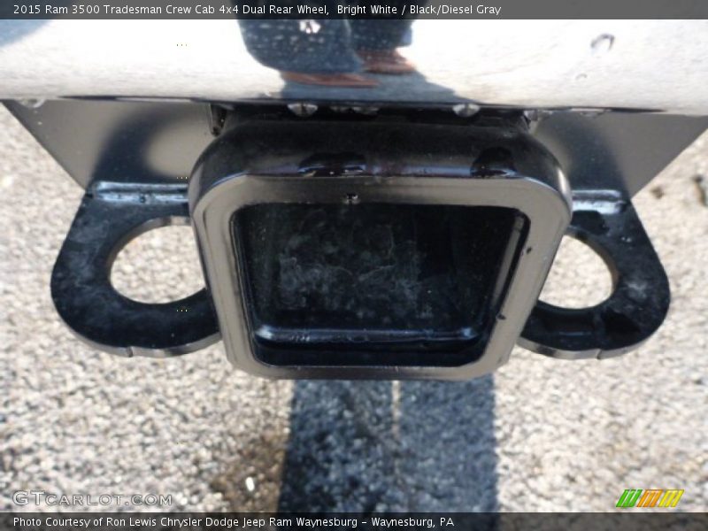 Bright White / Black/Diesel Gray 2015 Ram 3500 Tradesman Crew Cab 4x4 Dual Rear Wheel