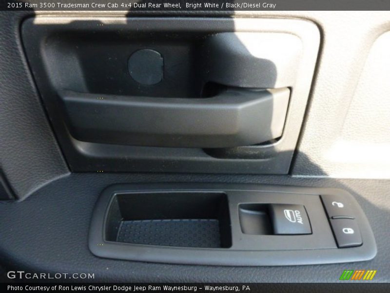 Bright White / Black/Diesel Gray 2015 Ram 3500 Tradesman Crew Cab 4x4 Dual Rear Wheel