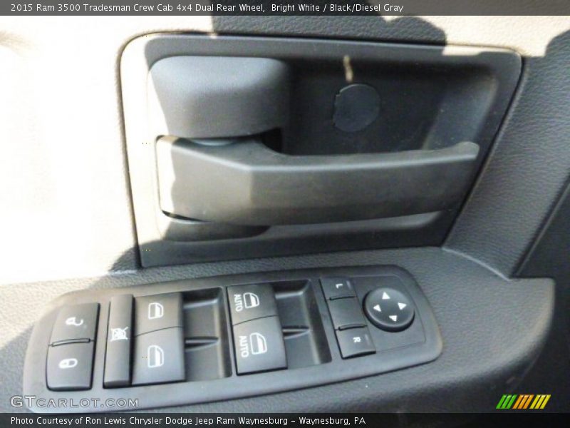 Bright White / Black/Diesel Gray 2015 Ram 3500 Tradesman Crew Cab 4x4 Dual Rear Wheel