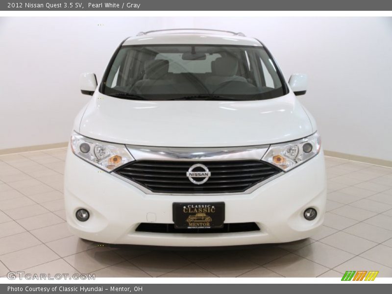 Pearl White / Gray 2012 Nissan Quest 3.5 SV