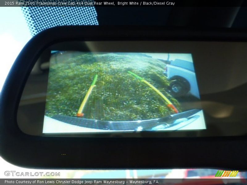 Bright White / Black/Diesel Gray 2015 Ram 3500 Tradesman Crew Cab 4x4 Dual Rear Wheel