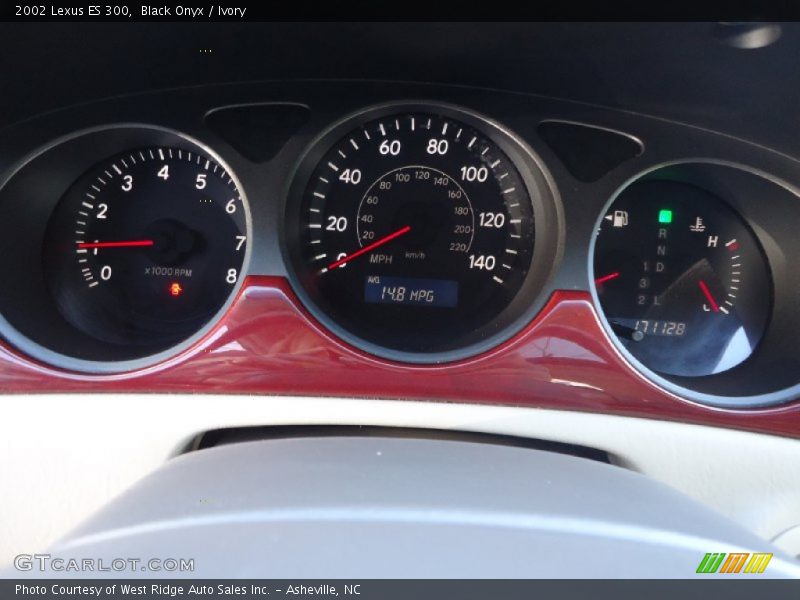 Black Onyx / Ivory 2002 Lexus ES 300