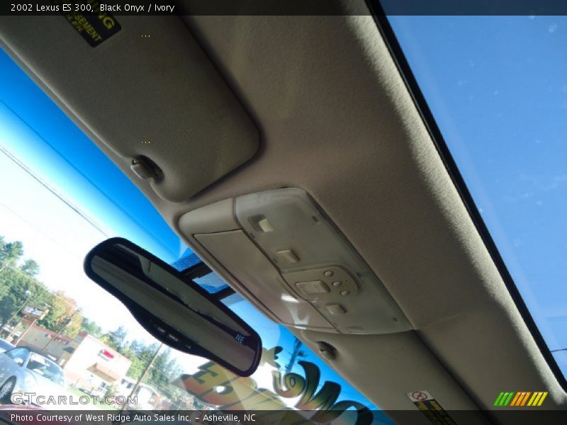 Black Onyx / Ivory 2002 Lexus ES 300