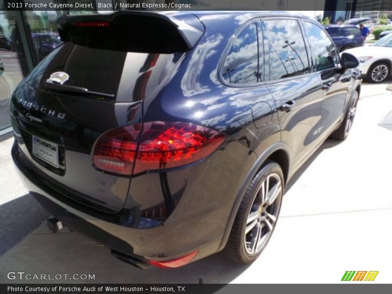 Black / Natural Espresso/Cognac 2013 Porsche Cayenne Diesel