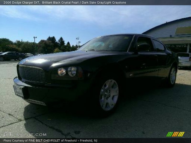 Brilliant Black Crystal Pearl / Dark Slate Gray/Light Graystone 2006 Dodge Charger SXT