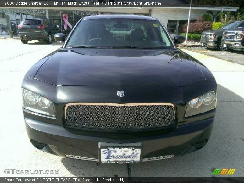 Brilliant Black Crystal Pearl / Dark Slate Gray/Light Graystone 2006 Dodge Charger SXT