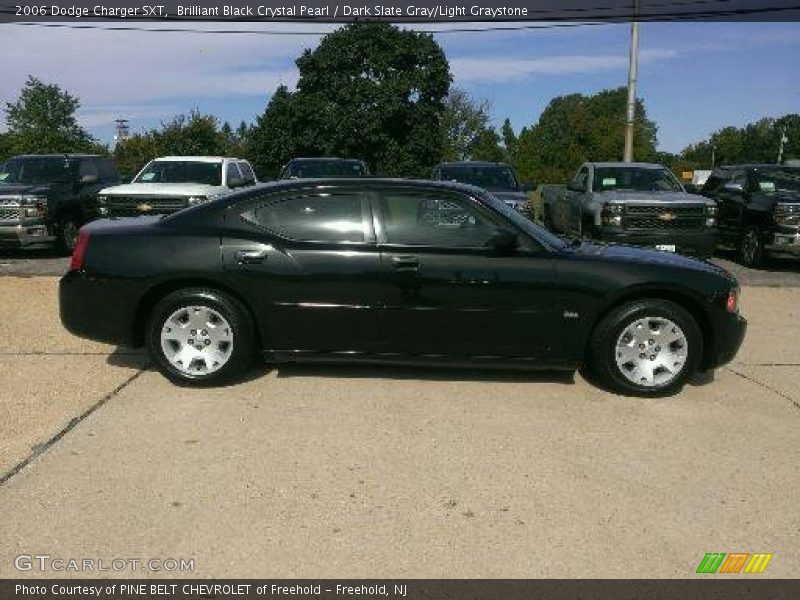 Brilliant Black Crystal Pearl / Dark Slate Gray/Light Graystone 2006 Dodge Charger SXT