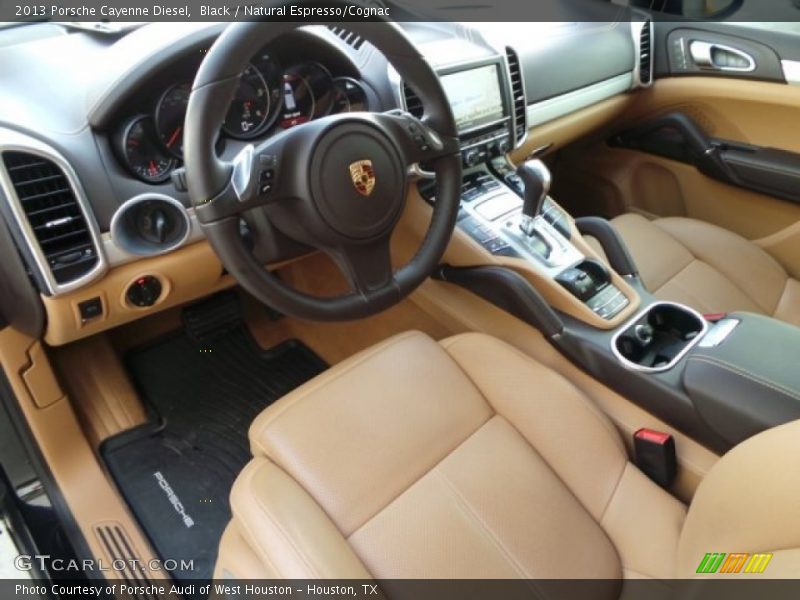 Black / Natural Espresso/Cognac 2013 Porsche Cayenne Diesel