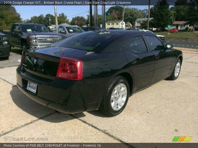 Brilliant Black Crystal Pearl / Dark Slate Gray/Light Graystone 2006 Dodge Charger SXT