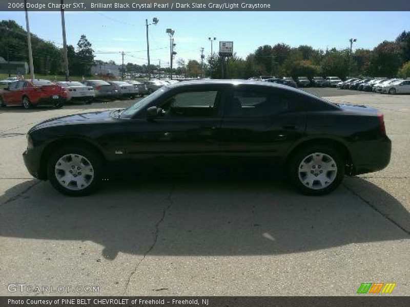 Brilliant Black Crystal Pearl / Dark Slate Gray/Light Graystone 2006 Dodge Charger SXT