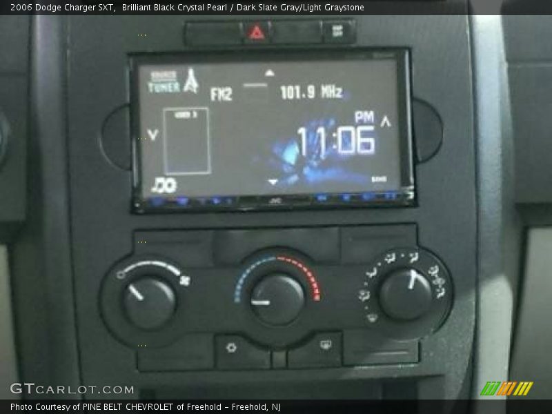 Brilliant Black Crystal Pearl / Dark Slate Gray/Light Graystone 2006 Dodge Charger SXT