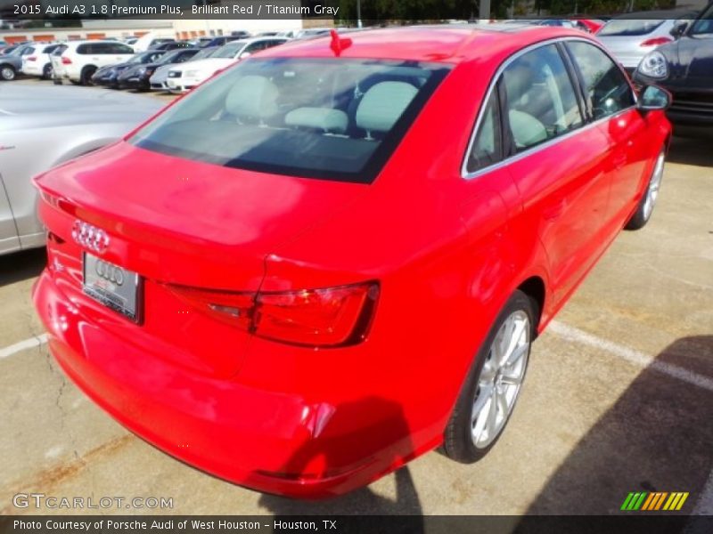 Brilliant Red / Titanium Gray 2015 Audi A3 1.8 Premium Plus