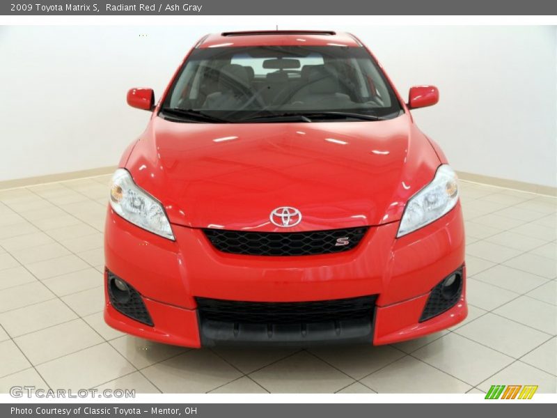 Radiant Red / Ash Gray 2009 Toyota Matrix S