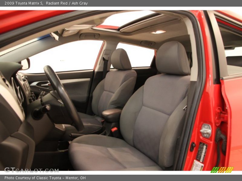 Radiant Red / Ash Gray 2009 Toyota Matrix S