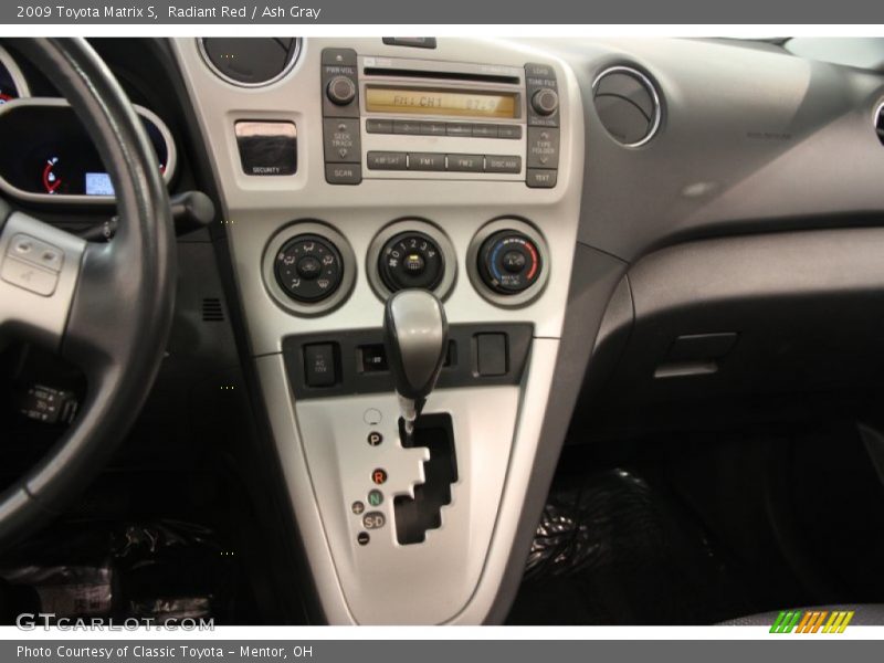 Radiant Red / Ash Gray 2009 Toyota Matrix S