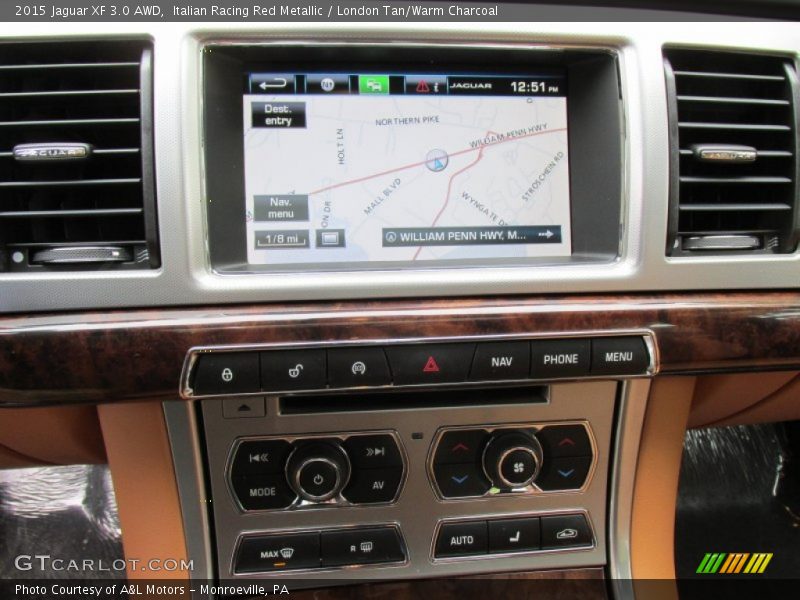 Navigation of 2015 XF 3.0 AWD