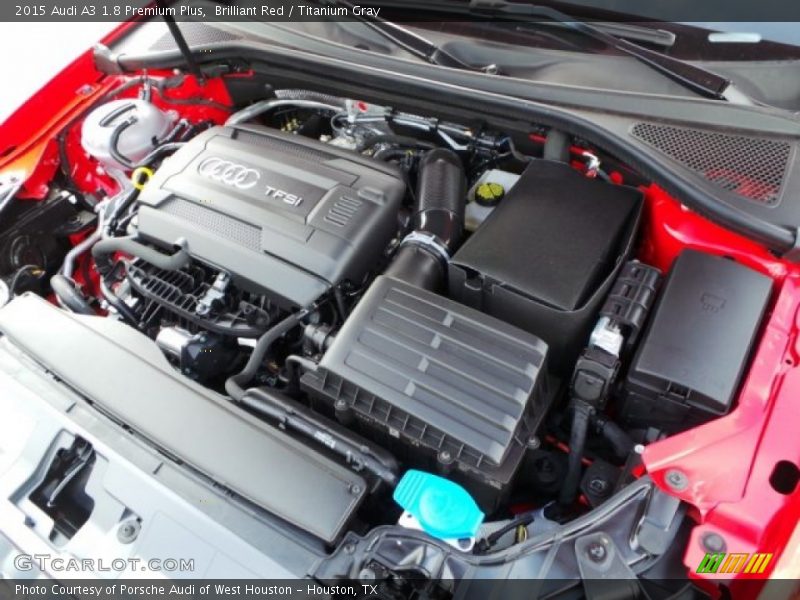 Brilliant Red / Titanium Gray 2015 Audi A3 1.8 Premium Plus