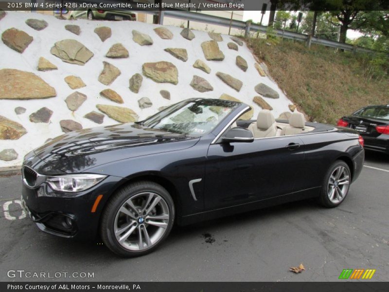 Front 3/4 View of 2015 4 Series 428i xDrive Convertible