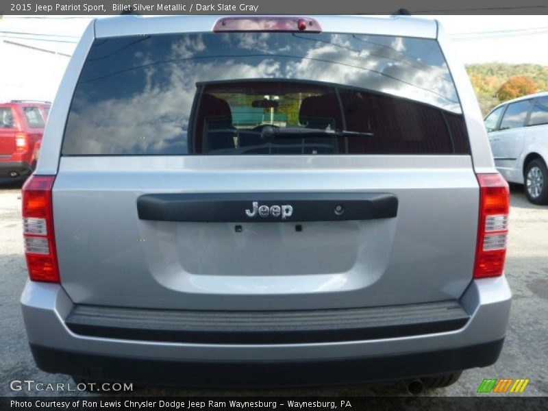 Billet Silver Metallic / Dark Slate Gray 2015 Jeep Patriot Sport