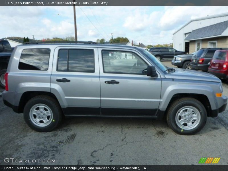 Billet Silver Metallic / Dark Slate Gray 2015 Jeep Patriot Sport