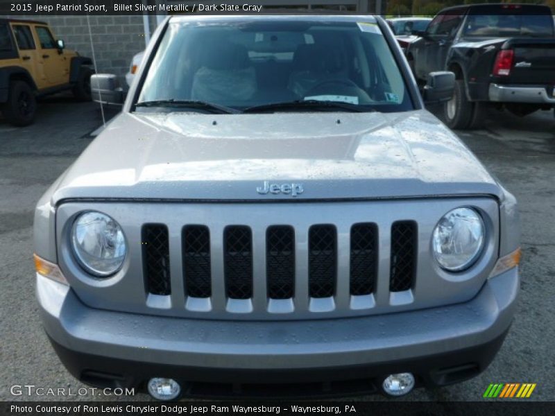 Billet Silver Metallic / Dark Slate Gray 2015 Jeep Patriot Sport
