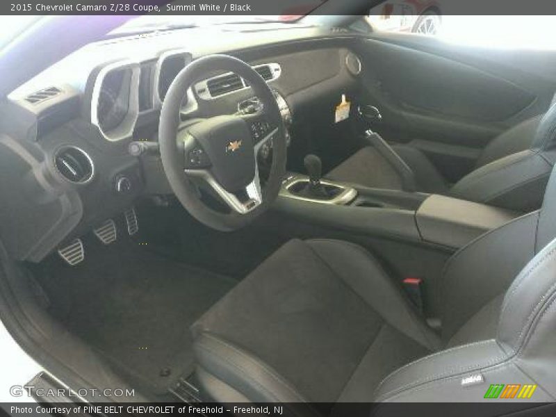Black Interior - 2015 Camaro Z/28 Coupe 