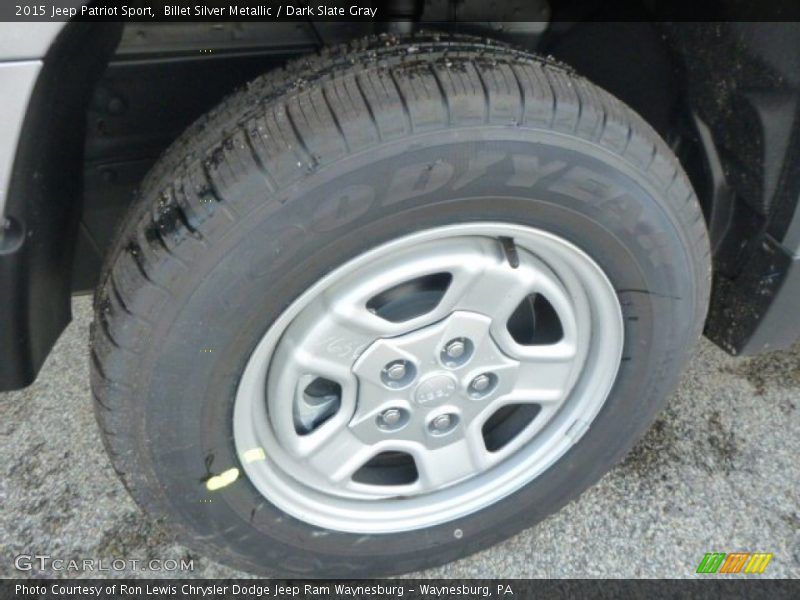 Billet Silver Metallic / Dark Slate Gray 2015 Jeep Patriot Sport