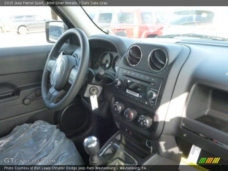 Billet Silver Metallic / Dark Slate Gray 2015 Jeep Patriot Sport
