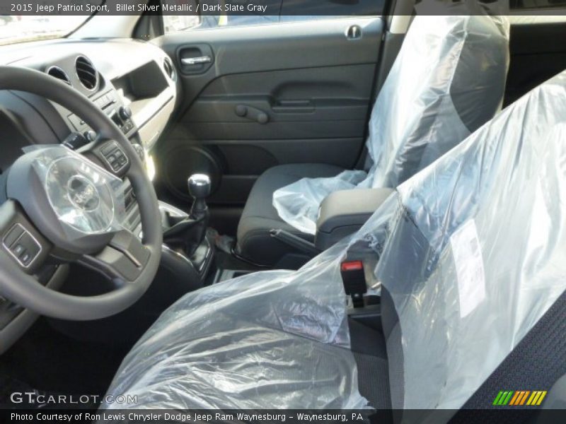 Billet Silver Metallic / Dark Slate Gray 2015 Jeep Patriot Sport