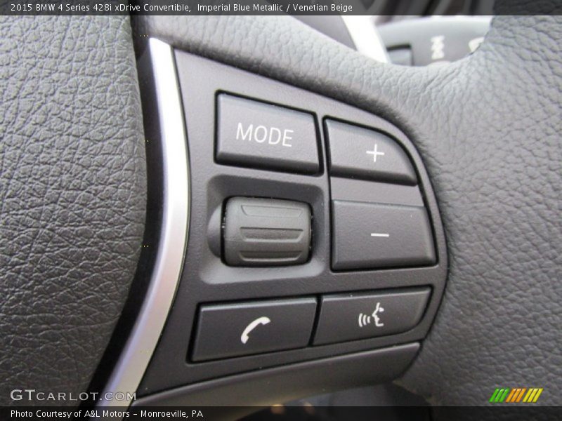 Controls of 2015 4 Series 428i xDrive Convertible