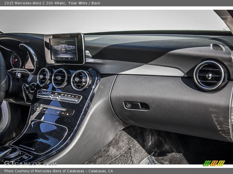 Polar White / Black 2015 Mercedes-Benz C 300 4Matic