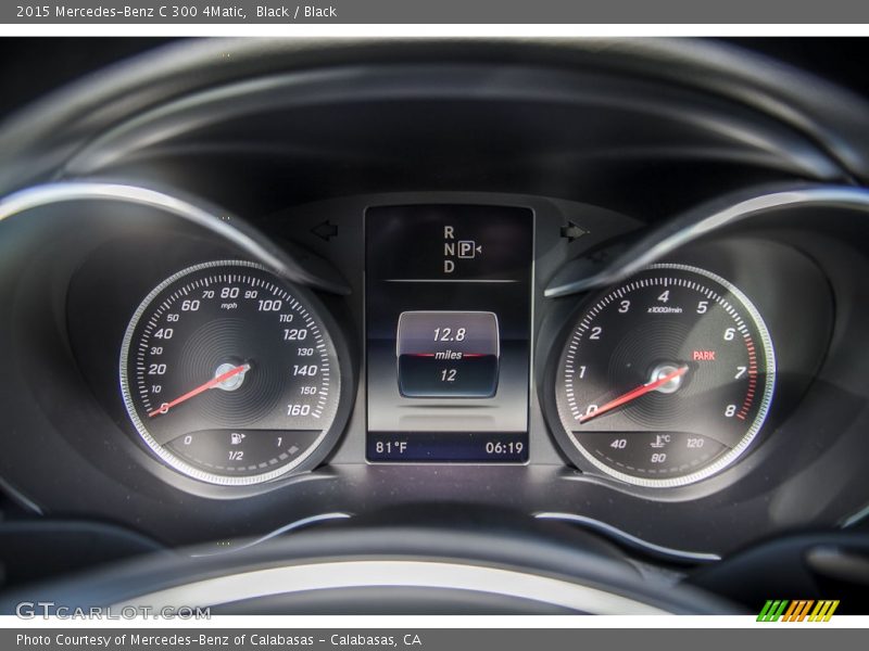 Black / Black 2015 Mercedes-Benz C 300 4Matic