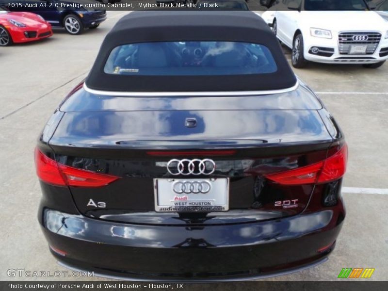 Mythos Black Metallic / Black 2015 Audi A3 2.0 Prestige quattro Cabriolet
