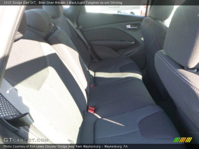 Billet Silver Metallic / Black/Light Tungsten Accent Stitching 2015 Dodge Dart SXT