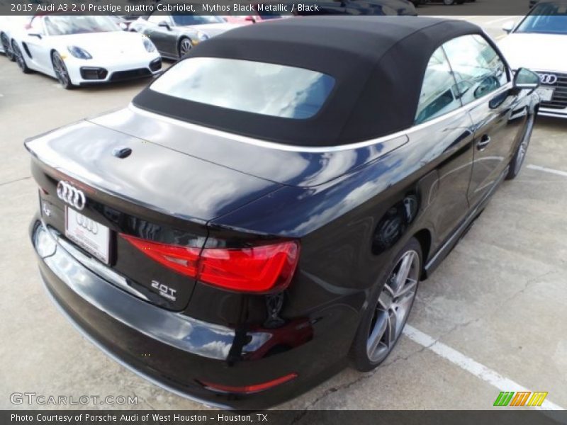Mythos Black Metallic / Black 2015 Audi A3 2.0 Prestige quattro Cabriolet