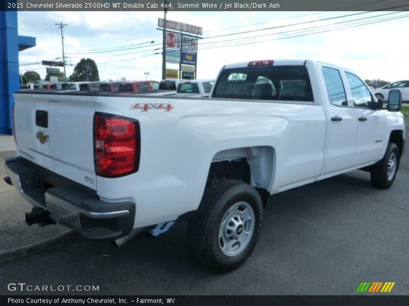Summit White / Jet Black/Dark Ash 2015 Chevrolet Silverado 2500HD WT Double Cab 4x4