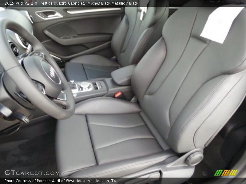 Mythos Black Metallic / Black 2015 Audi A3 2.0 Prestige quattro Cabriolet