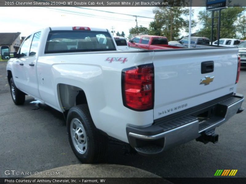 Summit White / Jet Black/Dark Ash 2015 Chevrolet Silverado 2500HD WT Double Cab 4x4