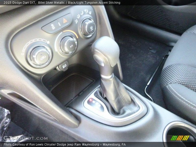 Billet Silver Metallic / Black/Light Tungsten Accent Stitching 2015 Dodge Dart SXT