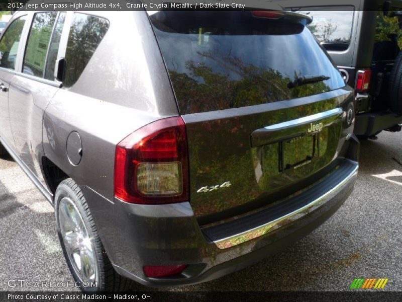 Granite Crystal Metallic / Dark Slate Gray 2015 Jeep Compass High Altitude 4x4