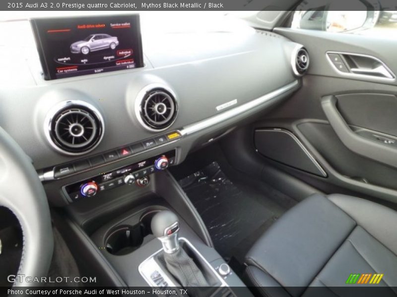 Mythos Black Metallic / Black 2015 Audi A3 2.0 Prestige quattro Cabriolet