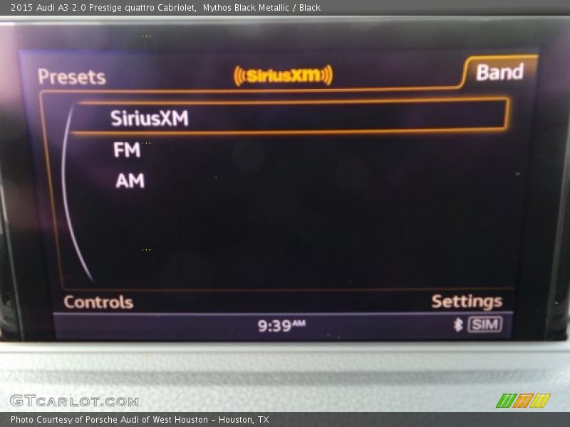 Mythos Black Metallic / Black 2015 Audi A3 2.0 Prestige quattro Cabriolet